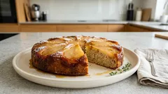 Omas Birnenkuchen aus der Springform – saftig, mit Mandeln und Zimt